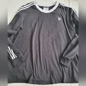 ADIDAS Big and Tall Mens Black Crew Neck T Shirt Size 4XL